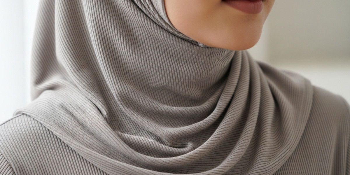 Ribbed Jersey Hijab – Soft, Elegant & Versatile Fashion