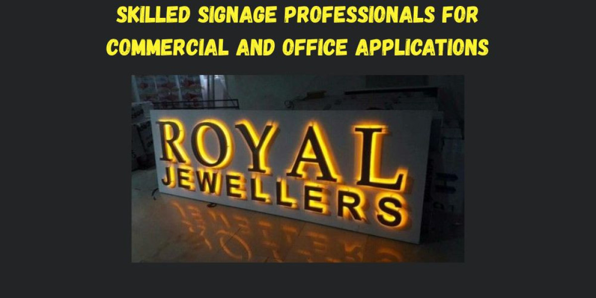 Skilled Signage Professionals for Commercial and Office Applications