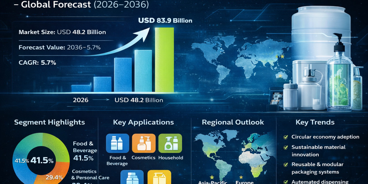 Refillable, Low-Waste & Modular Packaging Market Set to Reach USD 83.9
