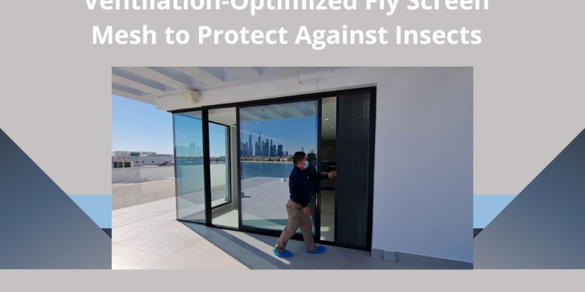 Ventilation-Optimized Fly Screen Mesh to Protect Against Insects