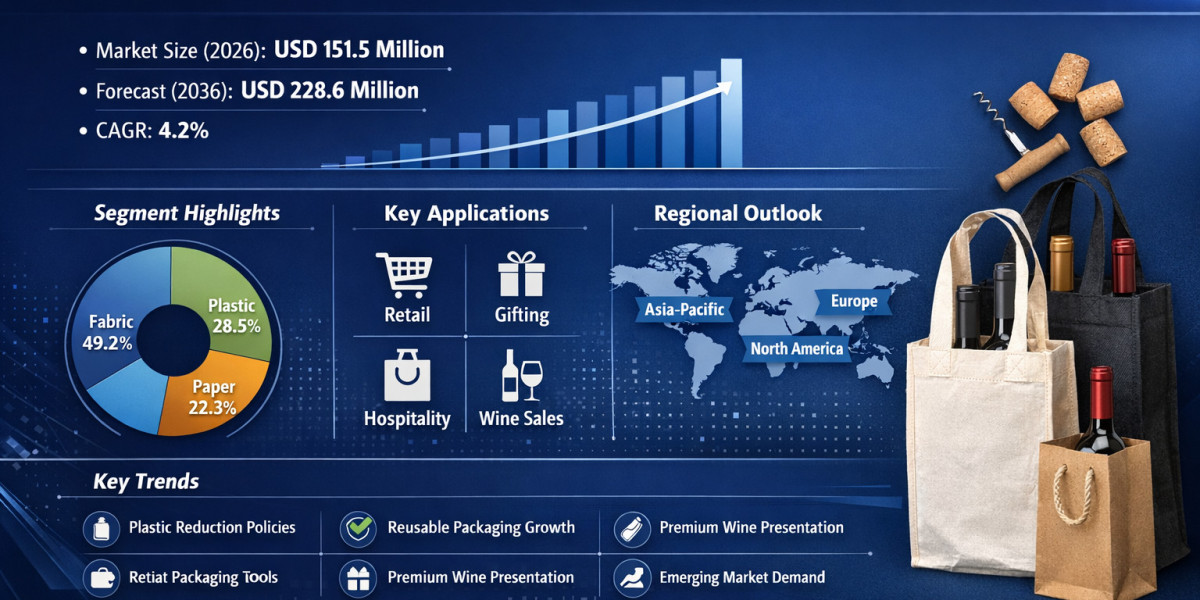 Wine Bag Market Set to Reach USD 228.6 Million by 2036