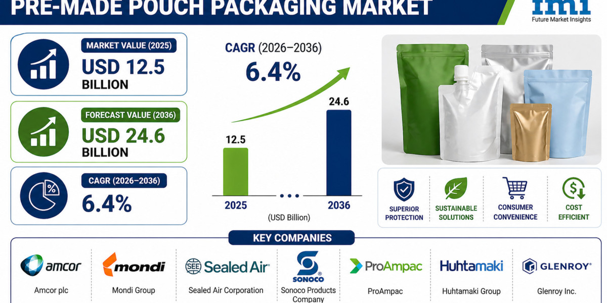 Pre-made Pouch Packaging Market to Register Steady Growth Through 2036 | Fueled by Demand for Cost-Efficient Packaging