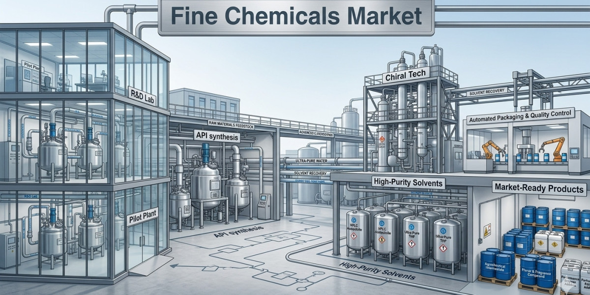Fine Chemicals Market Expands as Asia Pacific Leads, BASF, Lonza, Evonik Drive High-Purity Demand Growth
