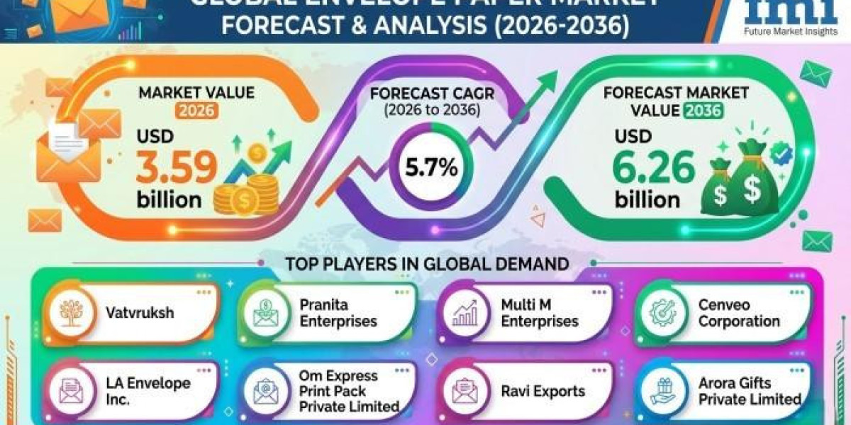 Envelope Paper Market : Notable Developments and Geographical Outlook 2026 to 2036