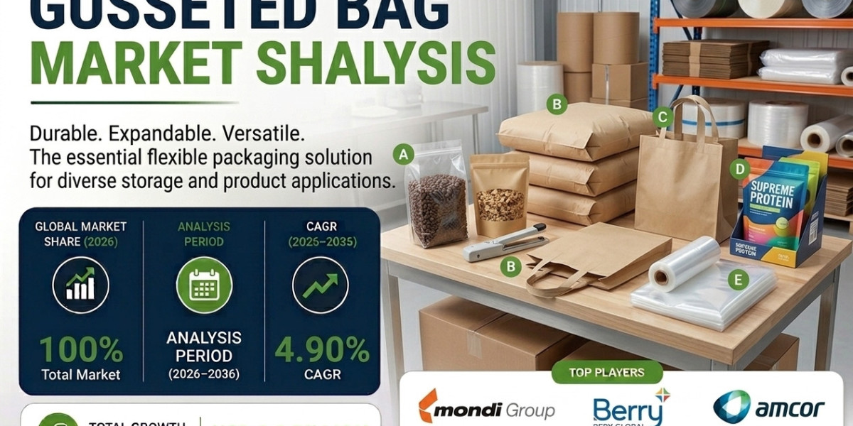 Gusseted Bag Market to Register Consistent Growth Through 2034 | Fueled by Increasing Demand for Lightweight Packaging