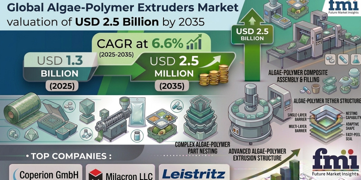 Algae-Polymer Extruders Market to Register Robust Growth Through 2035, Fueled by Innovation in Energy-Efficient Extrusio