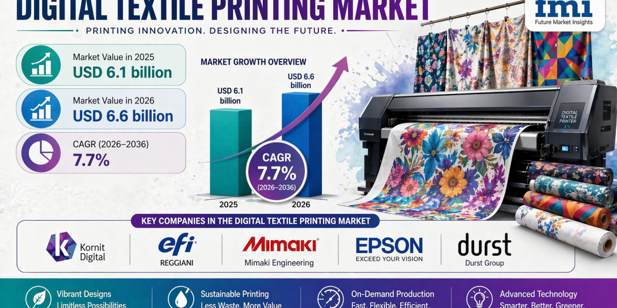 Digital Textile Printing Market Analysis – Growth from USD 6.1 Bn to USD 13.9 Bn by 2036
