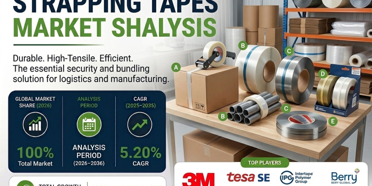Strapping Tapes Market to Register Steady Growth Through 2035 | Fueled by Rising Palletized Shipments