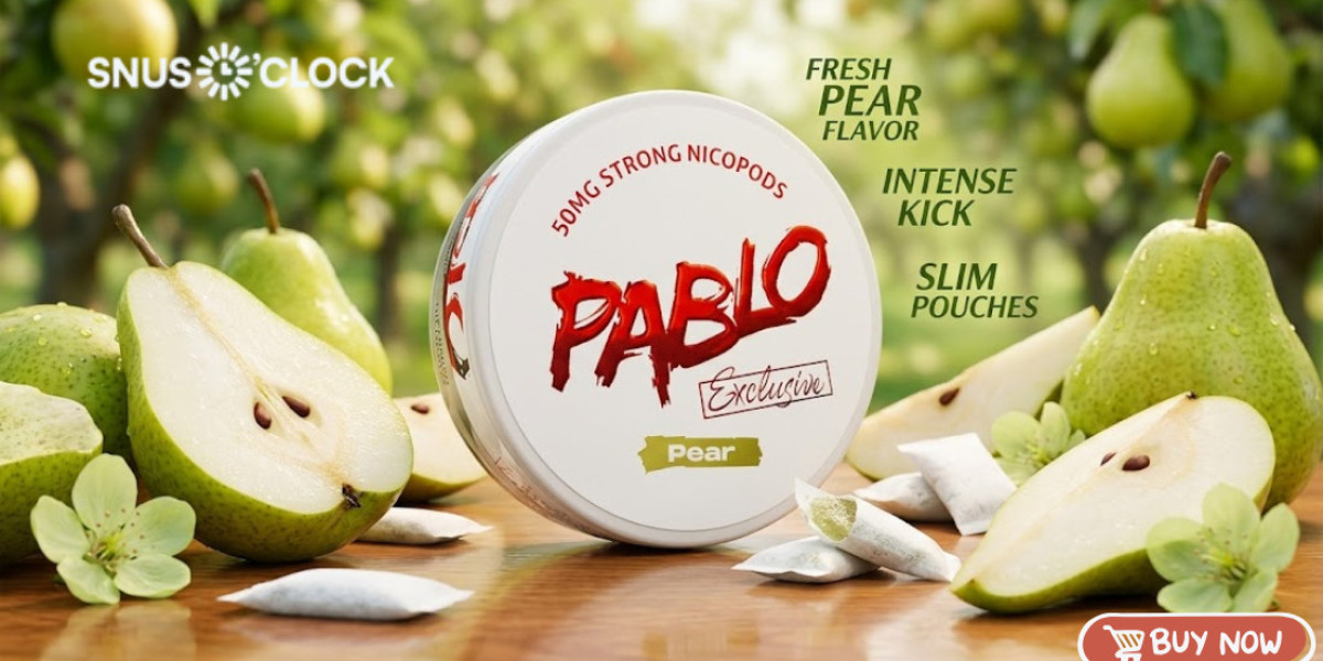 Feel The Crisp Taste Of Pablo Pear 50mg Pouches