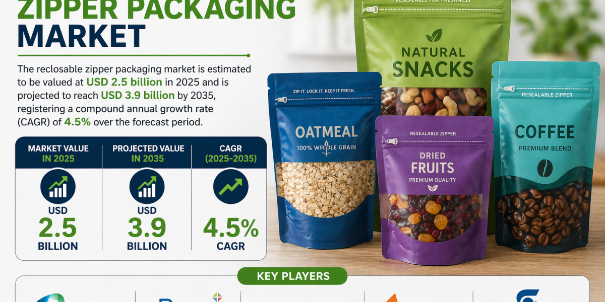 Reclosable Zipper Packaging Market to Register Consistent Growth Through 2035 | Fueled by E-commerce and Retail Packagin