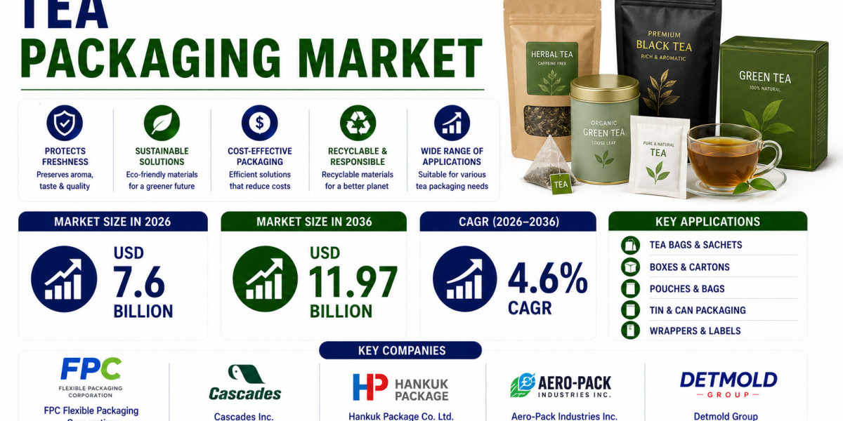 Tea Packaging Market to Expand at a Robust Pace Through 2035 | Driven by Growth in Tea Bag Packaging Applications