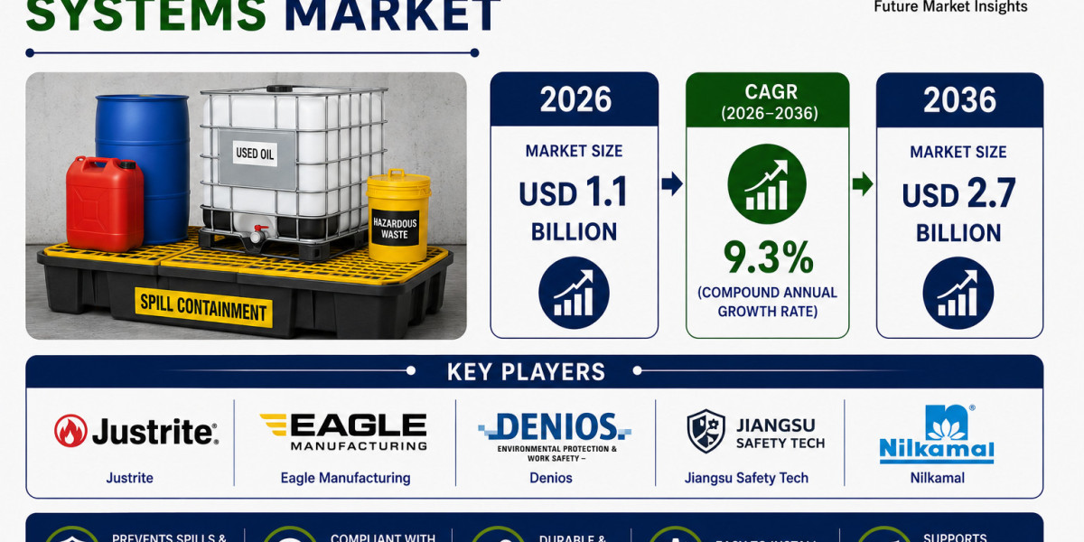 Spill Containment Systems Market to Hit USD 2.7 Billion by 2036 | Accelerated by Oil & Chemical Storage Applications
