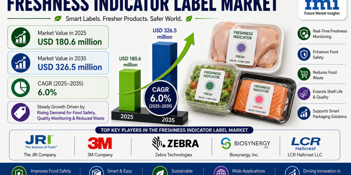 Freshness Indicator Labels Market to Witness Steady Expansion by 2036 | Backed by Growth in the Pharmaceutical and Vacci