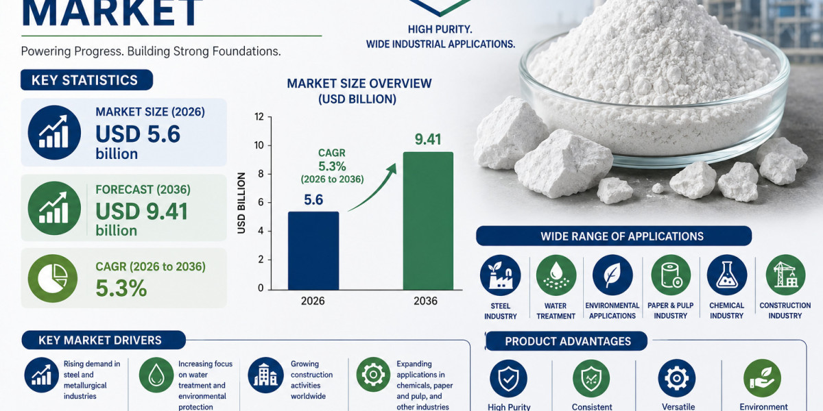Global Calcium Oxide Market Expands at 5.3% CAGR as Construction and Water Treatment Applications Accelerate