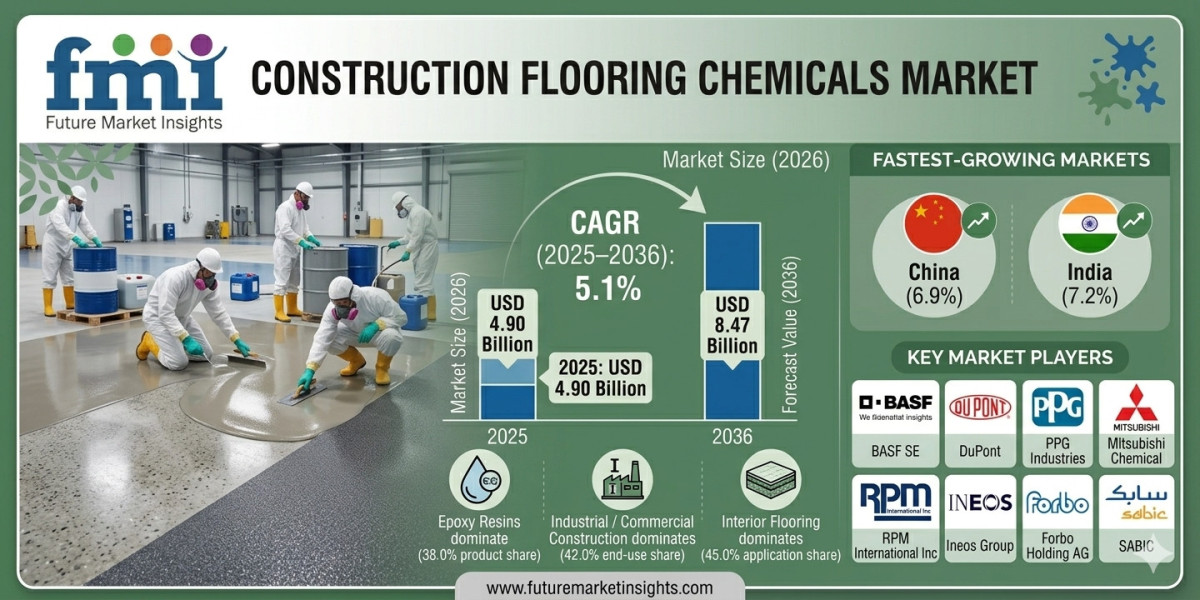 Construction Flooring Chemicals Market Forecast 2026–2036: Growth Accelerates with Industrial Expansion