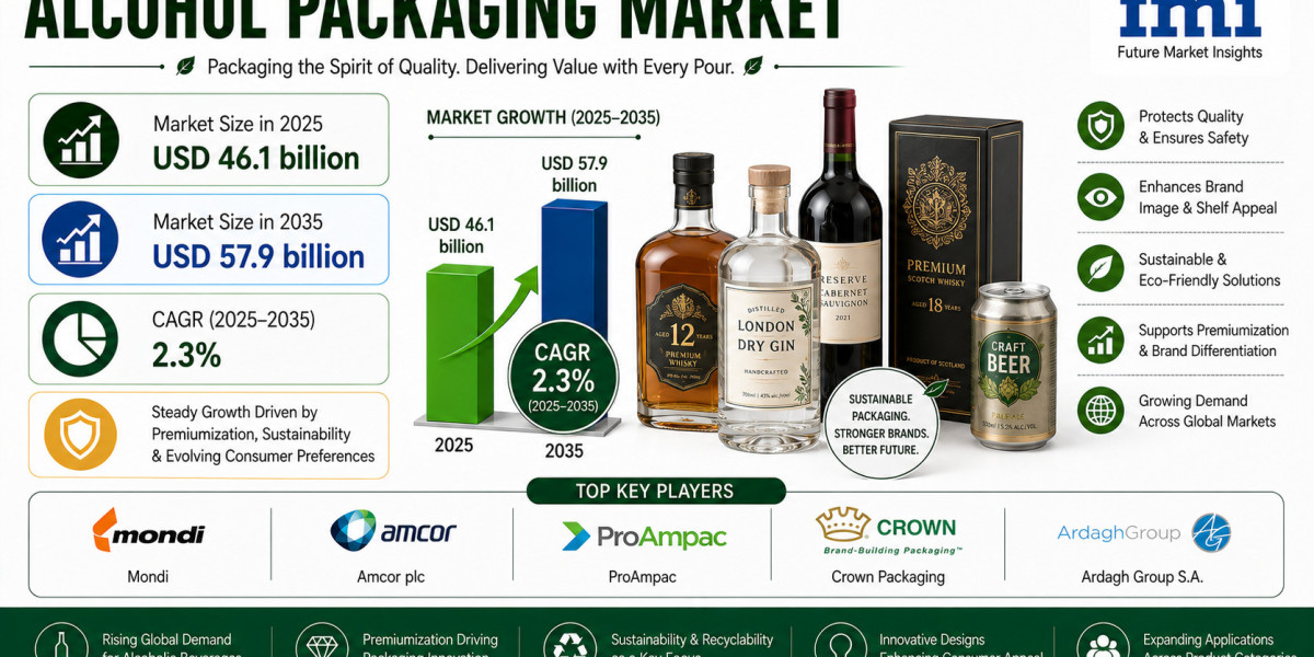 Alcoholic Beverages Packaging Market to Expand at a Consistent Pace Through 2036 | Driven by Innovative and Aesthetic La