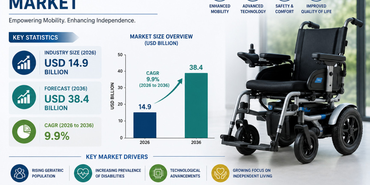 Electric Wheelchair Market to Reach USD 38.4 Billion by 2036 as AI-Powered Mobility and Home Care Adoption Accelerate Gl
