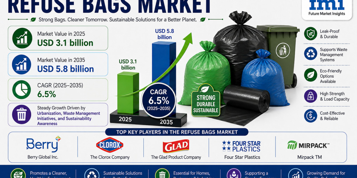 Refuse Bags Market to Hit USD 18.2 Billion by 2036 | Accelerated by Rising Disposable Income in Emerging Economies