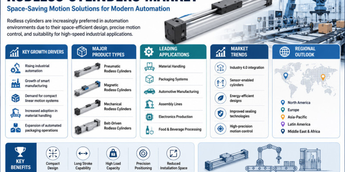 Rodless Cylinders Market Advances with Precision Engineering
