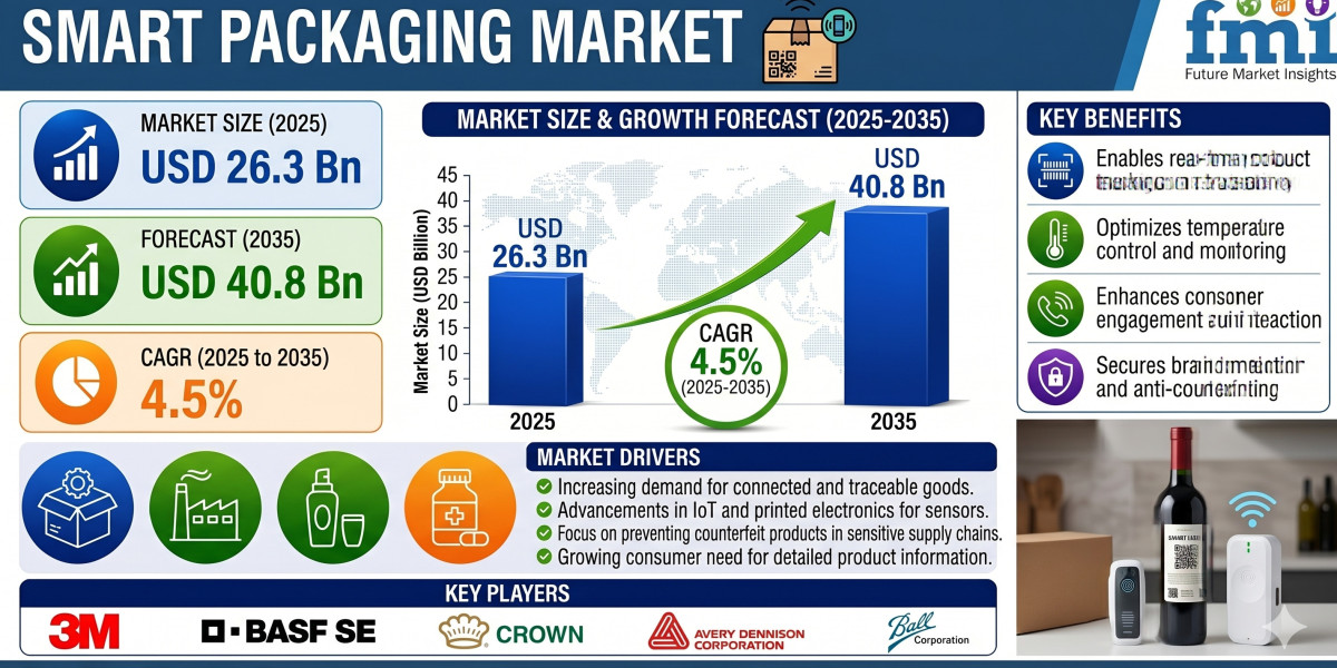Smart Packaging Market to Expand Rapidly by 2034 | Driven by United States Demand Securing a Strong 7.9% CAGR