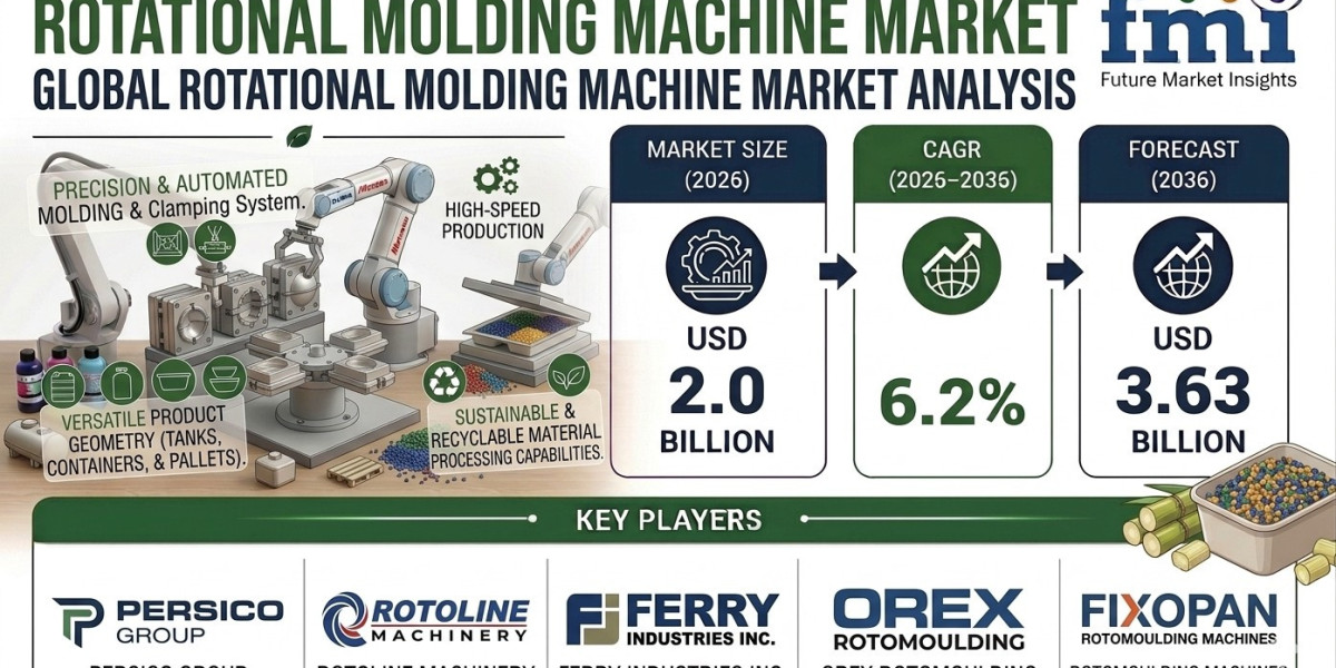 Rotational Molding Machine Market to Reach USD 3.63 Billion by 2036 as Industrial Storage Solutions Continue to Expand