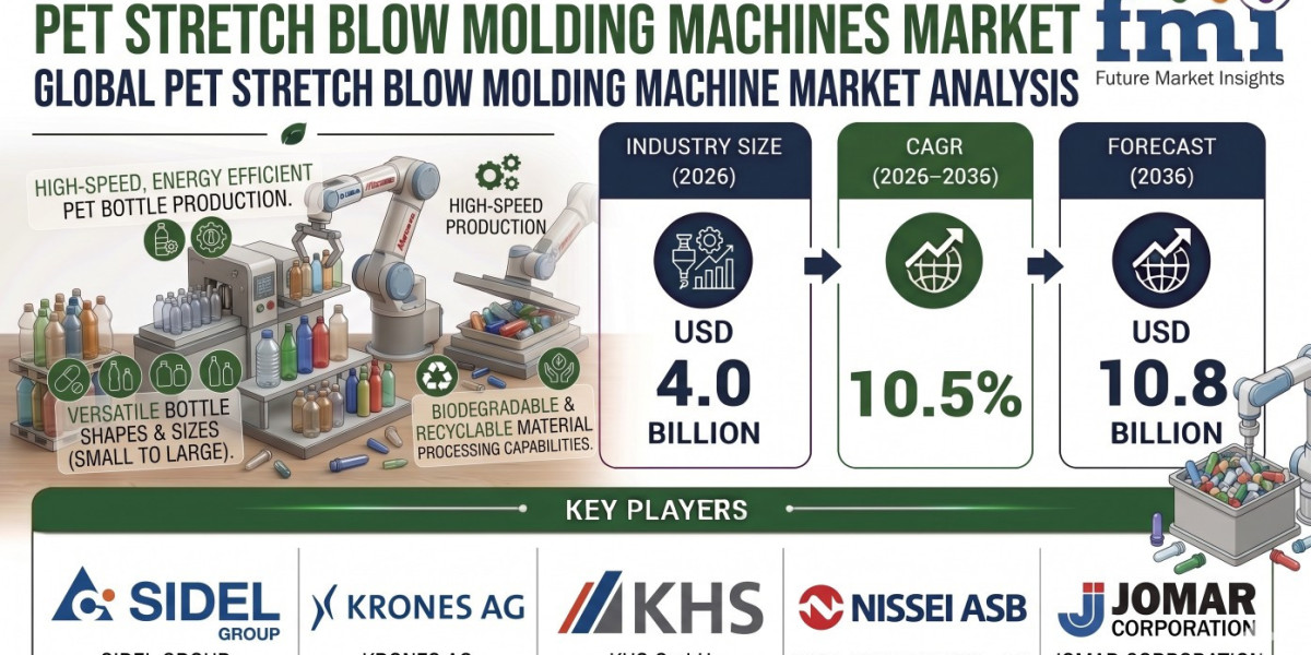 PET Stretch Blow Molding Machines Market to Reach USD 10.8 Billion by 2036 | Demand for Lightweight Plastic Bottles Acce