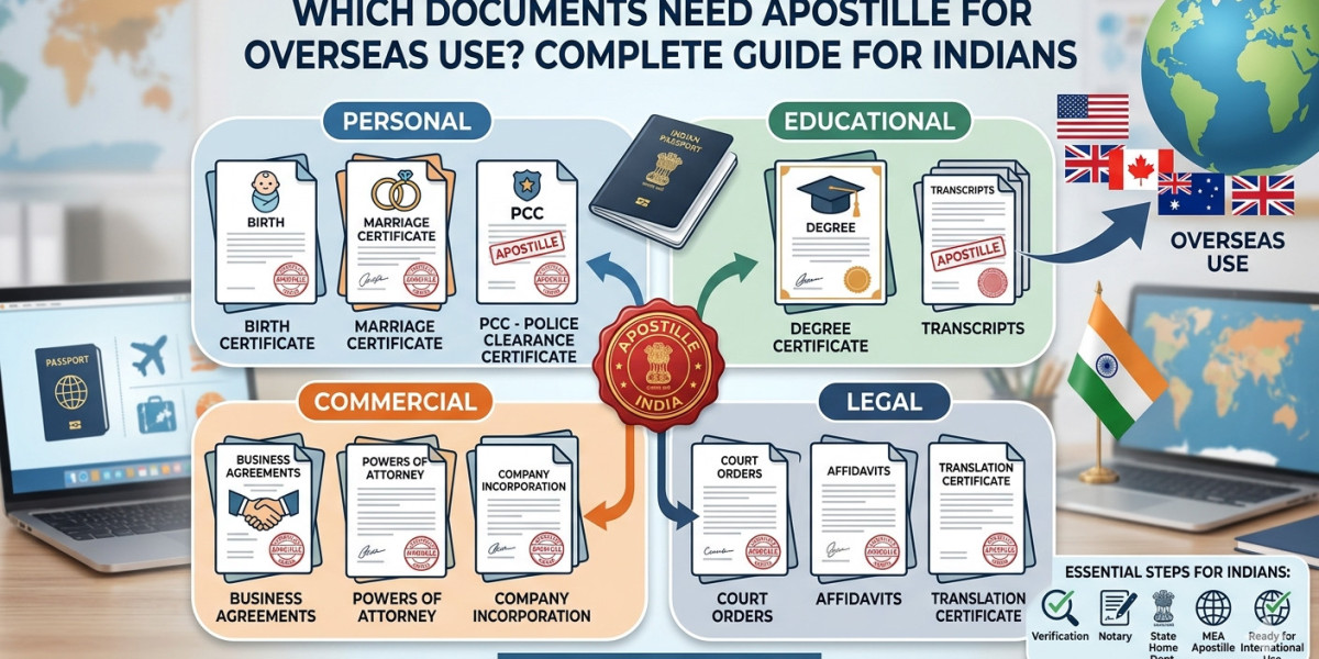 Which Documents Need Apostille for Overseas Use? Complete Guide for Indians