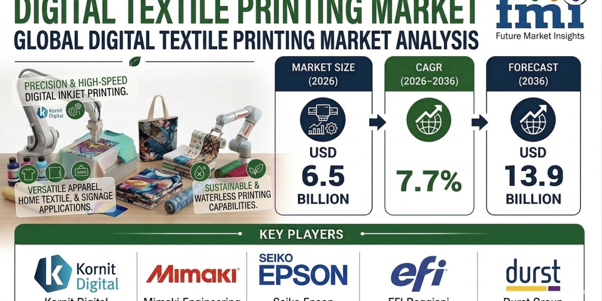 Digital Textile Printing Market to Reach USD 13.9 Billion by 2036 as Direct-to-Garment Printing Technologies Advance