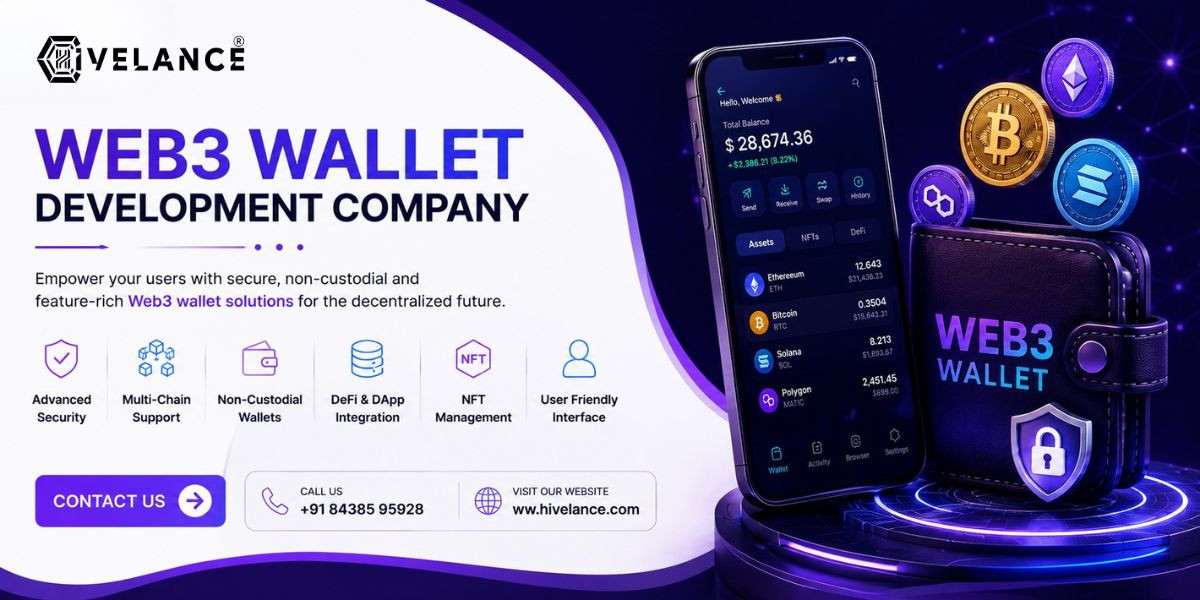 How a Web3 Wallet Development Service Helps Businesses Build Secure Blockchain Wallets