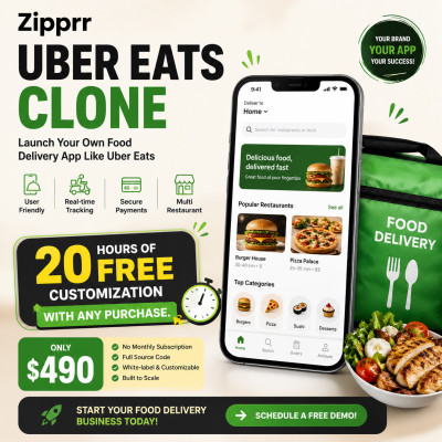 Zipprr Uber Eats Clone Scales as a Multi-Restaurant App Profile Picture