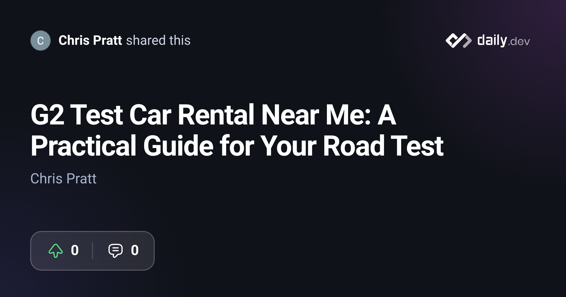 G2 Test Car Rental Near Me: A Practical Guide for Your...